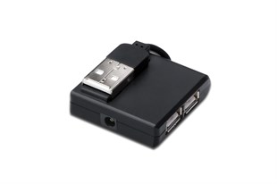 Digitus 4 Port USB 2.0 Hub, plastik