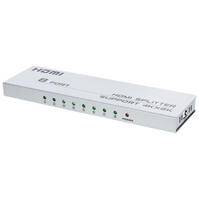 POWERMASTER PM-17168 8 PORT 1.4 V 4KX2K HDMI SPLITTER DAĞITICI